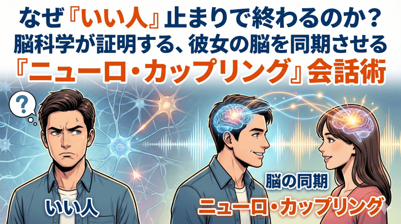 婚活で「いい人止まり」の男が知らない脳科学。女性を惚れさせる「ニューロ・カップリング」会話術と道場での実践例