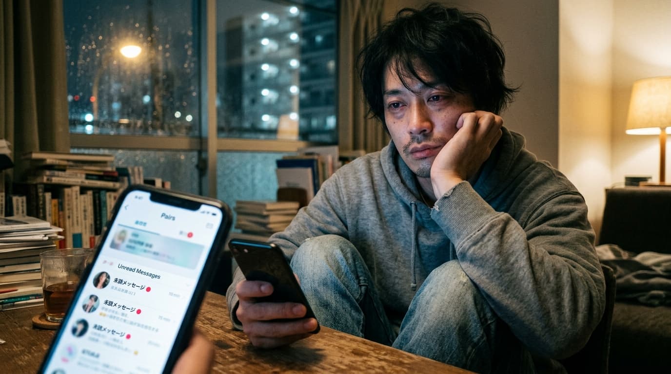 マッチングアプリで会えない男性の構造的原因