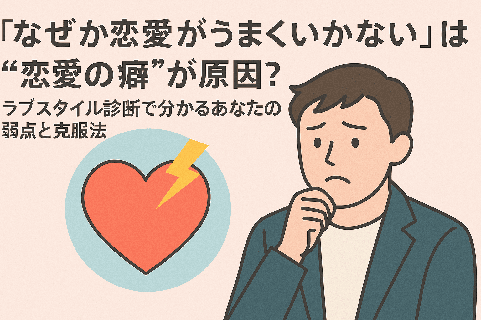 【ラブスタイル診断】あなたの恋愛がうまくいかない原因は?弱点と克服法