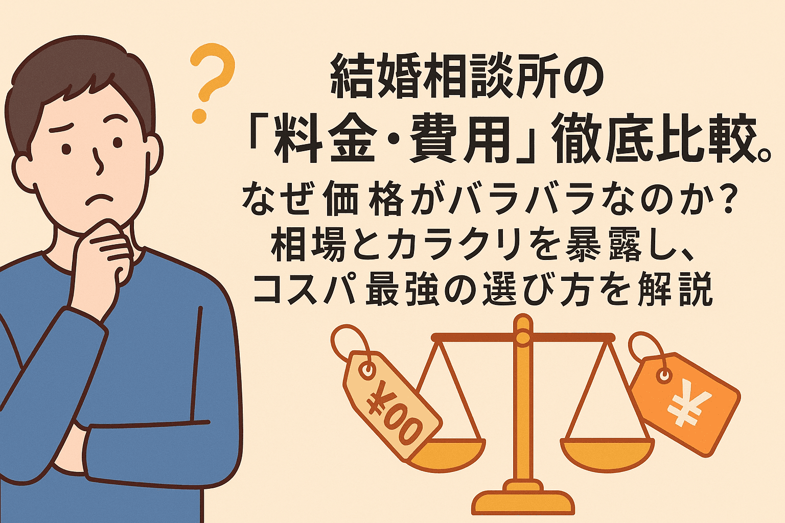 結婚相談所の料金相場とカラクリ暴露。コスパ最強の選び方を解説