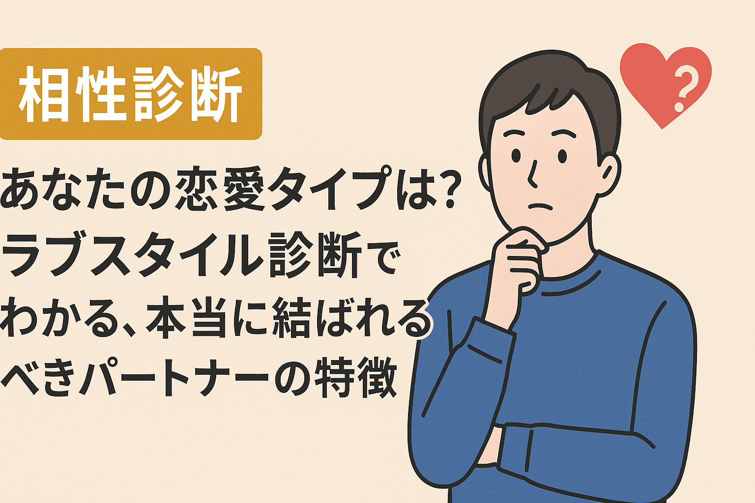 【相性診断】ラブスタイル診断でわかる。あなたと結ばれるべきパートナーの特徴